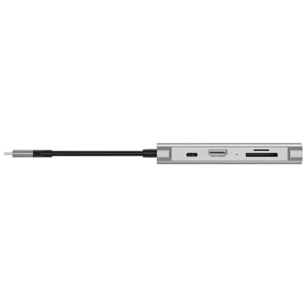 Adaptor Hub WIWU Alpha 731HP Gray USB Type-C photo 3