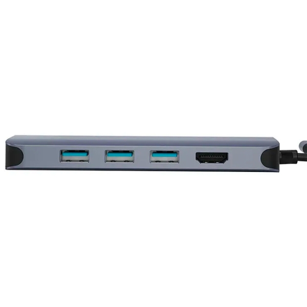 Адаптер Hub WIWU Alpha 12 in 1 Серый USB Type-C photo 3