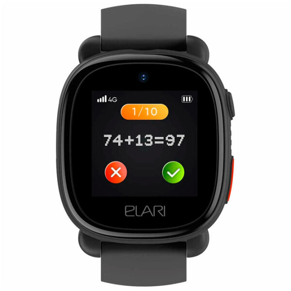 Детские часы Elari KidPhone 4G Lite Черный 1.3", 240 x 240 photo 3