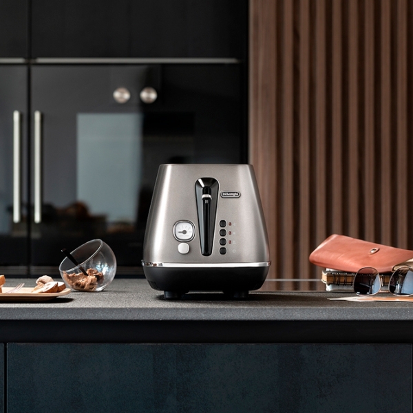 Тостер DeLonghi CTIN2103.TB Grey 900 Вт, Количество степеней обжаривания: 6 photo 5