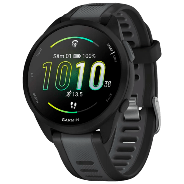 Умные часы Garmin Forerunner 165 Черный 1.2" | 30.4 мм | Прочное полимерное волокно/Силикон
| 010-02863-20 photo 1