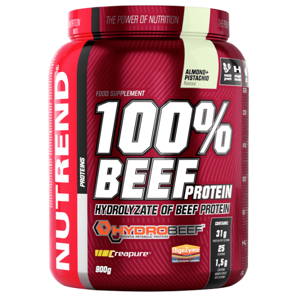 Протеин Nutrend 100% BEEF PROTEIN 900 г Миндаль , Фисташки | порошок photo 1