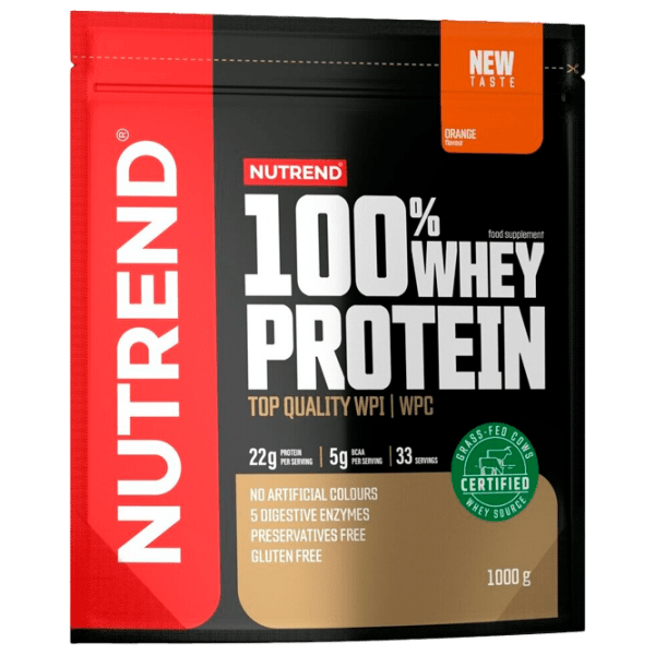 Протеин Nutrend 100% WHEY PROTEIN 1000 г Апельсин | порошок photo 1
