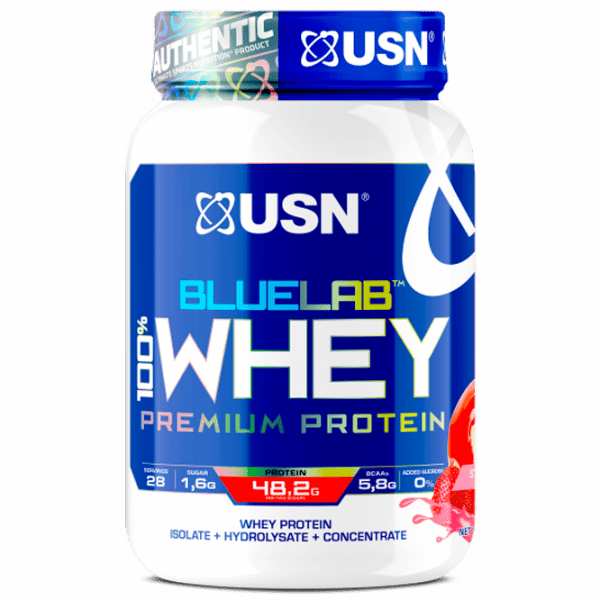 Proteină USN BLUE LAB WHEY 908 g Сăpșuni | praf photo 1
