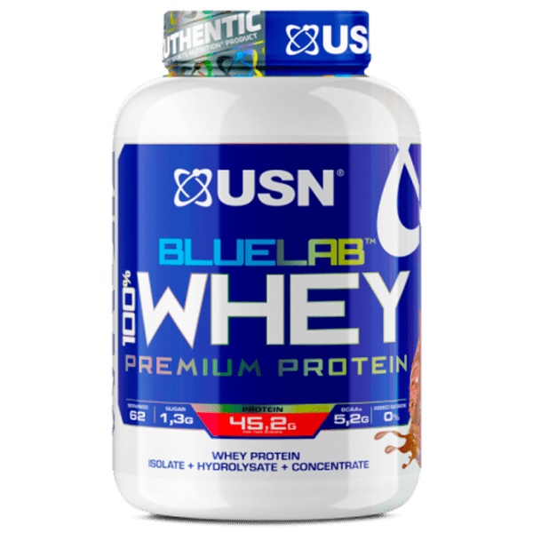 Proteină USN BLUE LAB WHEY 2000 g Ciocolată | praf photo 1