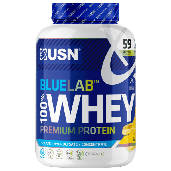 Протеин USN BLUE LAB WHEY 2000 г Банан | порошок photo 1
