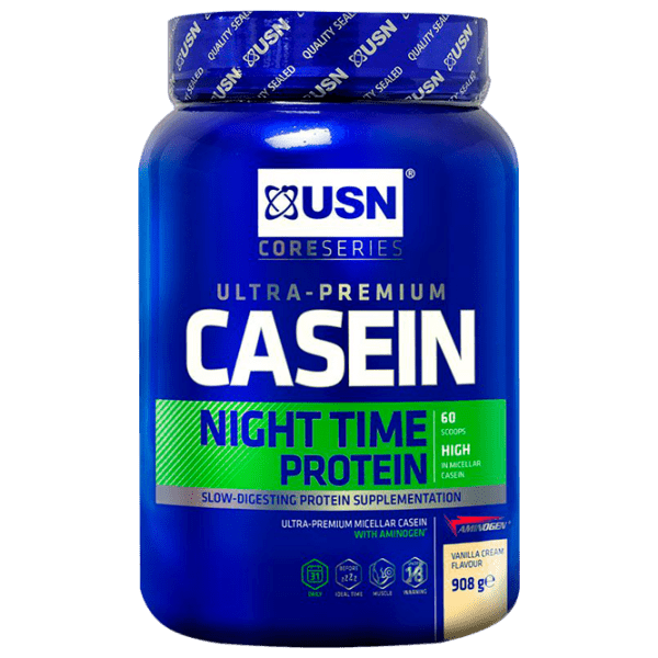 Proteină USN PREMIUM 8H CASEIN 908 g Vanilie | praf photo 1