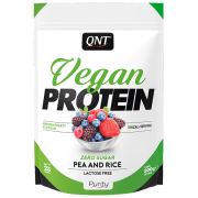 Proteină QNT Vegan Protein 500 g Red Fruits Party | praf