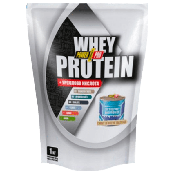Proteină POWER PRO Whey Protein Blend 1000 g Lapte condensat | praf photo 1