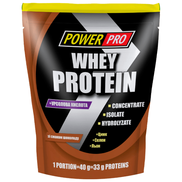 Протеин POWER PRO Whey Protein Blend 1000 г Шоколад | порошок photo 1