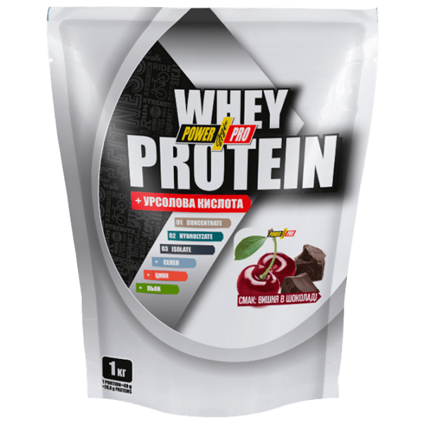 Proteină POWER PRO Whey Protein Blend 1000 g Vişină &icirc;n ciocolată | praf photo 1