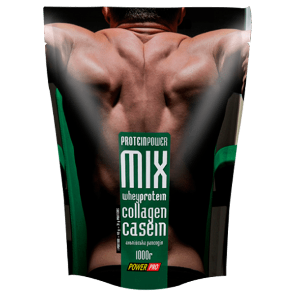 Proteină POWER PRO Protein Mix 1000 g Ierburi de munte | praf photo 1