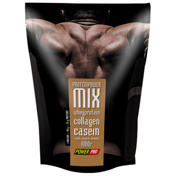Proteină POWER PRO Protein Mix 1000 g Prăjitură de miere | praf photo 1