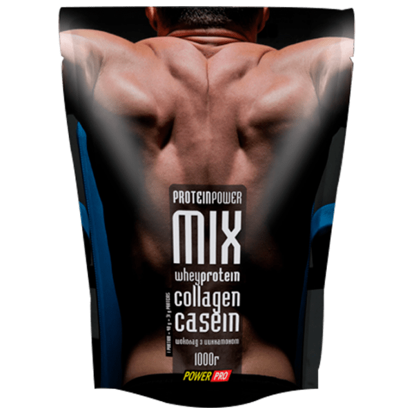 Proteină POWER PRO Protein Mix 1000 g Scorţişoară | praf photo 1