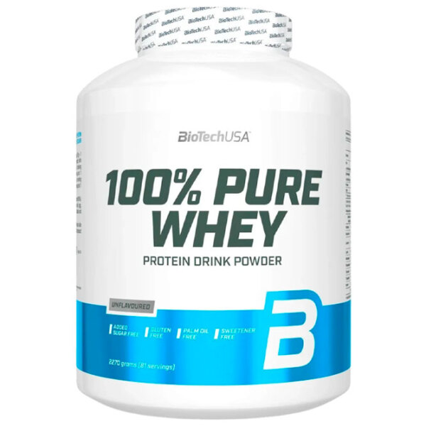 Протеин BioTechUSA 100% Pure Whey 2270 г Без вкуса | порошок photo 1