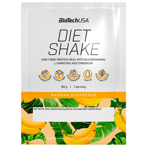 Протеин BioTechUSA Diet Shake 30 г Банан | порошок photo 1