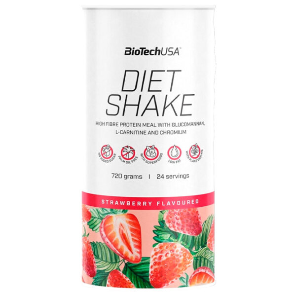 Протеин BioTechUSA Diet Shake 720 г Клубника | порошок photo 1