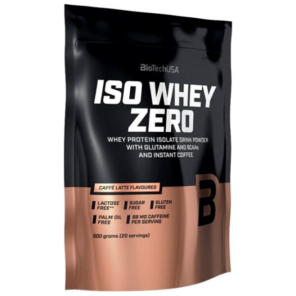 Протеин BioTechUSA Iso Whey Zero 500 г Кофе латте | порошок photo 1