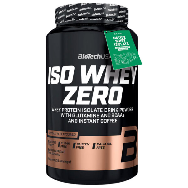Протеин BioTechUSA Iso Whey Zero 908 г Кофе латте | порошок photo 1