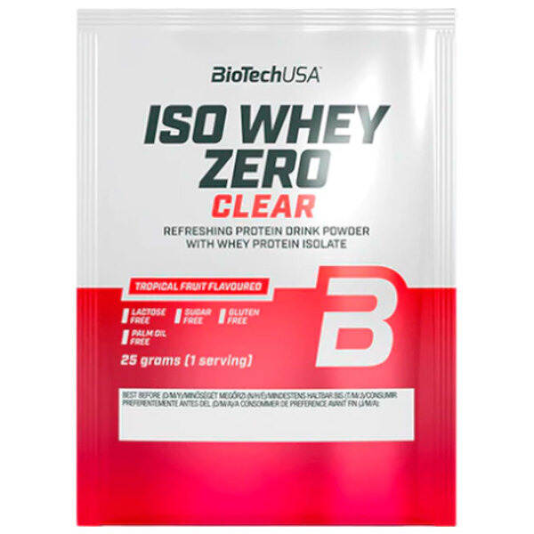Протеин BioTechUSA Iso Whey Zero Clear 25 г Тропические фрукты | порошок photo 1