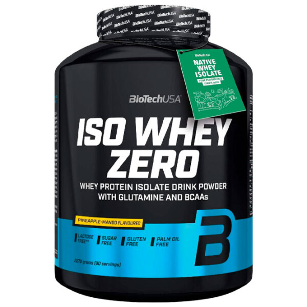 Proteină BioTechUSA Iso Whey Zero 2270 g Ananas, mango | praf photo 1