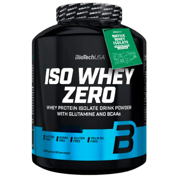 Proteină BioTechUSA Iso Whey Zero 2270 g Zmeură | praf photo 1