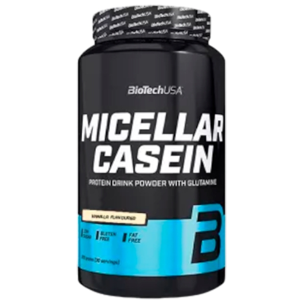 Proteină BioTechUSA Micellar Casein 908 g Vanilie | praf photo 1