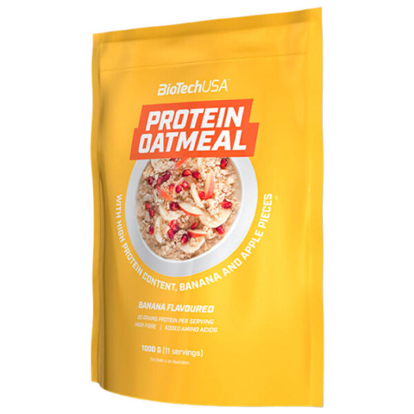 Протеин BioTechUSA Protein Oatmel 1000 г Яблоко, банан | Хлопья овсяные photo 2