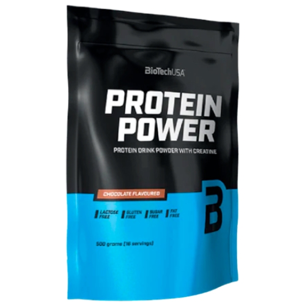 Протеин BioTechUSA Protein Power 500 г Шоколад | порошок photo 1