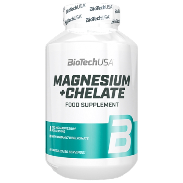 Витамины BioTechUSA Magnesium+Chelate 5999076234622  60 photo 1
