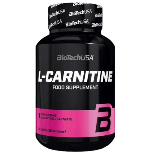 Жиросжигатели BioTechUSA L-Carnitine (5999076234035) 30 капсул photo 1