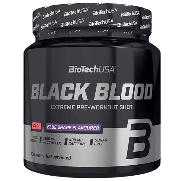 Энергетик BioTechUSA Black Blood CAF+ (5999076225842) 300 г photo 1
