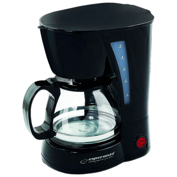 Кофеварка Esperanza EKC006 Черный 650 Вт, 0.6 л, Термоблок photo 1