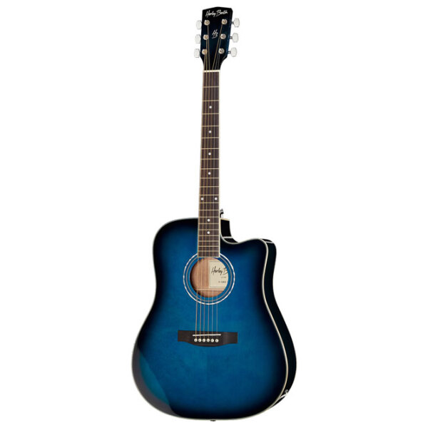 Электроакустическая гитара Harley Benton D-120CE TB Синий Dreadnought, 4/4 photo 1