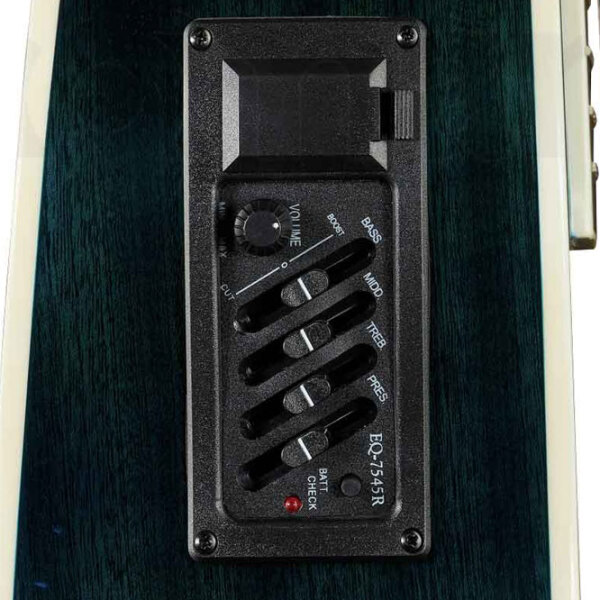 Электроакустическая гитара Harley Benton D-120CE TB Синий Dreadnought, 4/4 photo 4