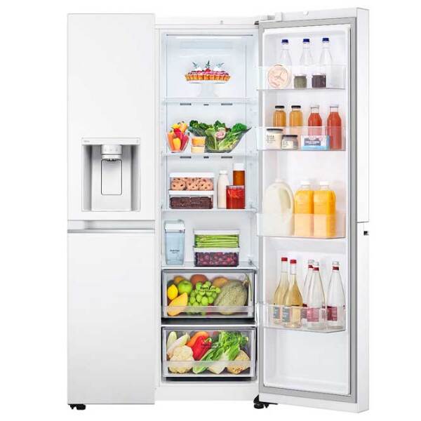 Frigider LG GSLV71SWTM White 416l/ No Frost, 219l/ No Frost, F photo 5