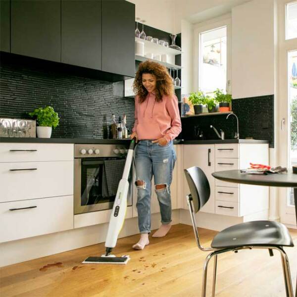 Curățitor cu aburi KARCHER SC3 Upright EasyFix MOP (1.513-530.0) White 1600 W, 15 g/ min, 0.5 l photo 8