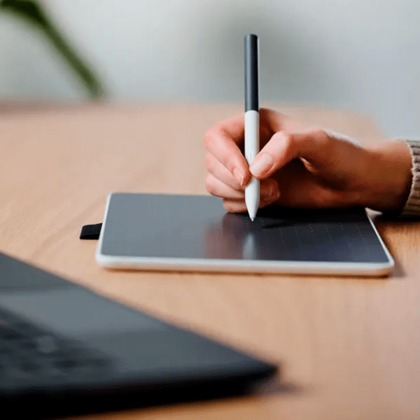 Tabletă grafică Wacom One S White A6, 2540 lpi photo 10