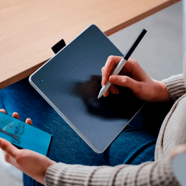 Tabletă grafică Wacom One S White A6, 2540 lpi photo 11