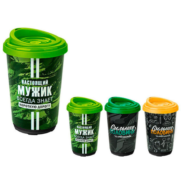 Термокружка Bytplast Phibo For man Зелёный 400 мл photo 1