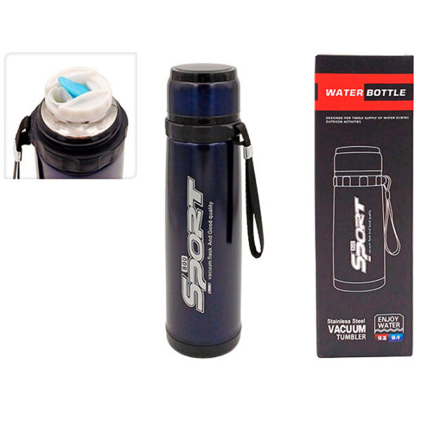 Термос Promstore Sport Черный 800 мл photo 1