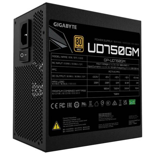 Блок питания Gigabyte GP-UD750GM 750 Вт Черный  photo 5