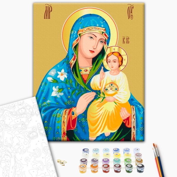 Pictură pe numere BrushMe Culoare care nu se estompează BS53394 50 x 40 cm, P&acirc;nză photo 2