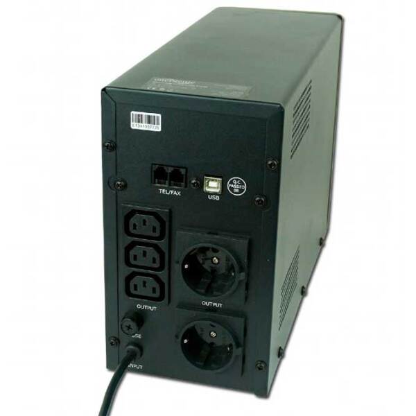 ИБП Gembird EG-UPS-034 (900/ 1500) Черный  photo 3