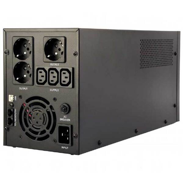 ИБП Gembird EG-UPS-036 (1800/ 3000) Черный  photo 3
