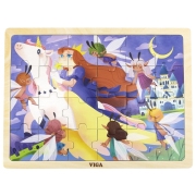 Puzzle VIGA Летая на единороге (44647) Количество деталей: 24, Рекомендуемый возраст: 3+