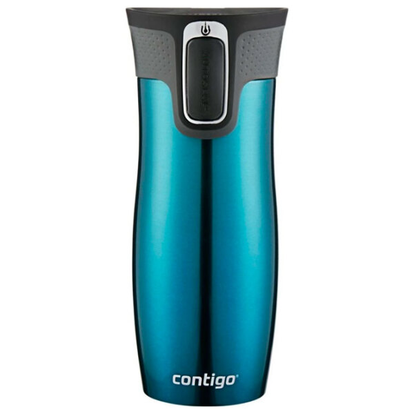 Termos Contigo Gunmetal Biscay Bay West Loop Blue 470 ml photo 1