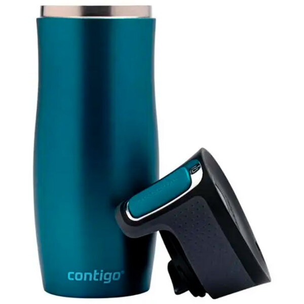 Termos Contigo Gunmetal Biscay Bay West Loop Blue 470 ml photo 2