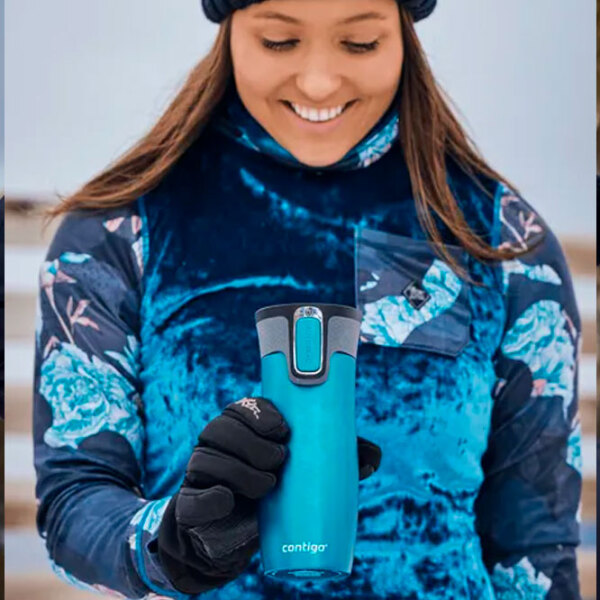 Termos Contigo Gunmetal Biscay Bay West Loop Blue 470 ml photo 6