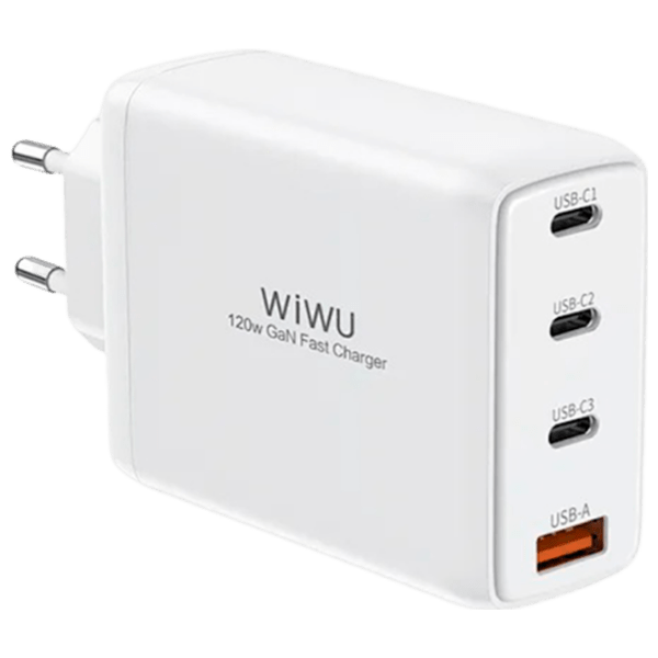 Încărcător de rețea WIWU TR257-AEU (120 W) White 5 A / White photo 1